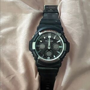 G-Shock Black and Silver Watch